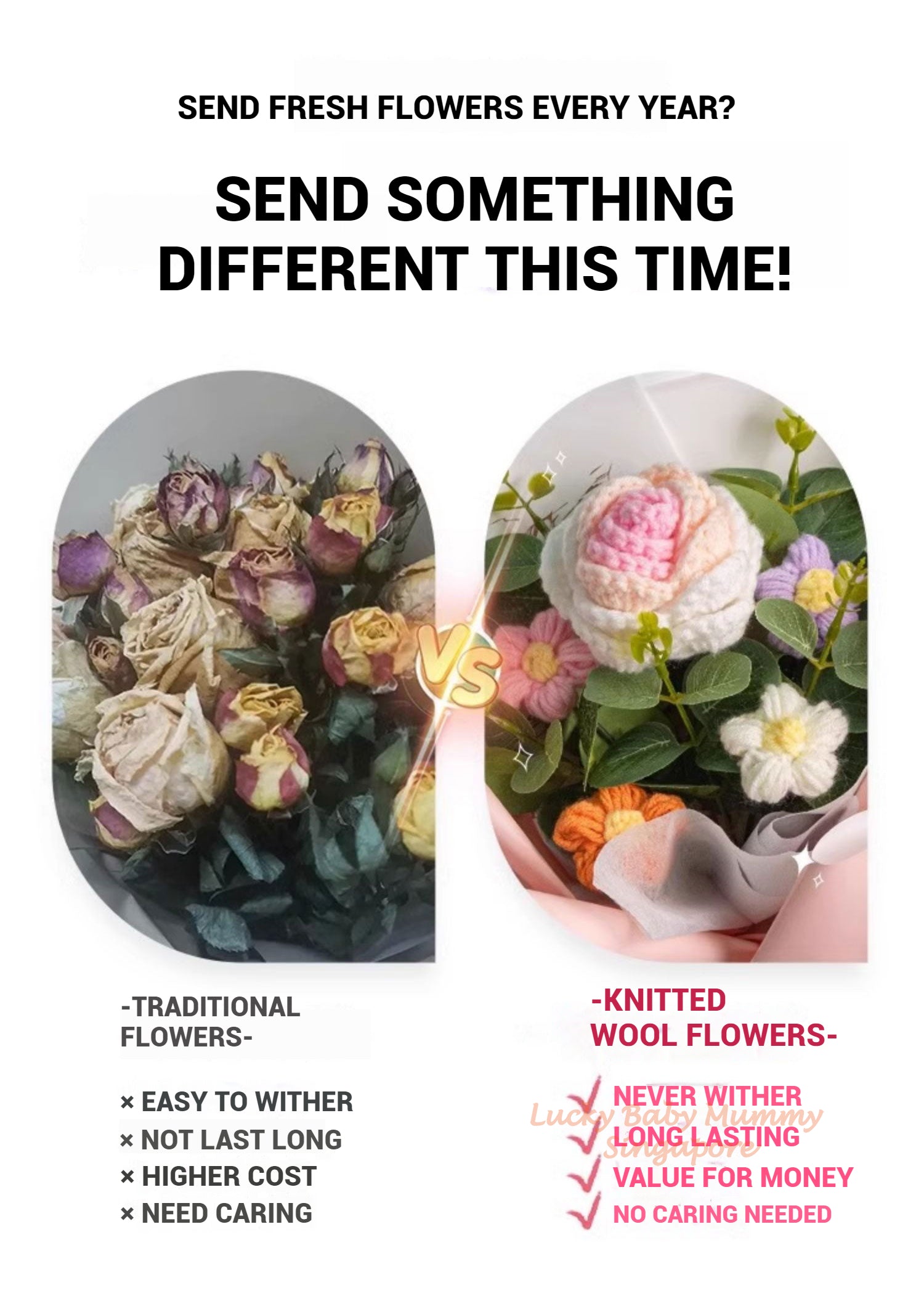 Charming Sunflower Crochet Bouquet