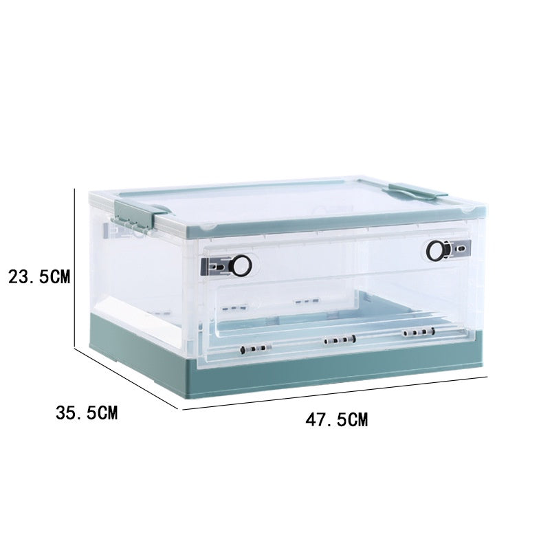 Heighten Plastic Foldable Stackable Storage Box