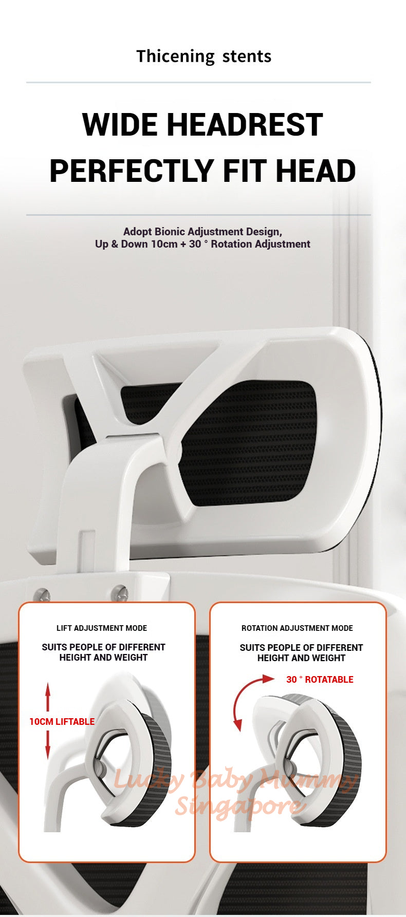 Fully Adjustable Ergonomic Mesh Office Chair