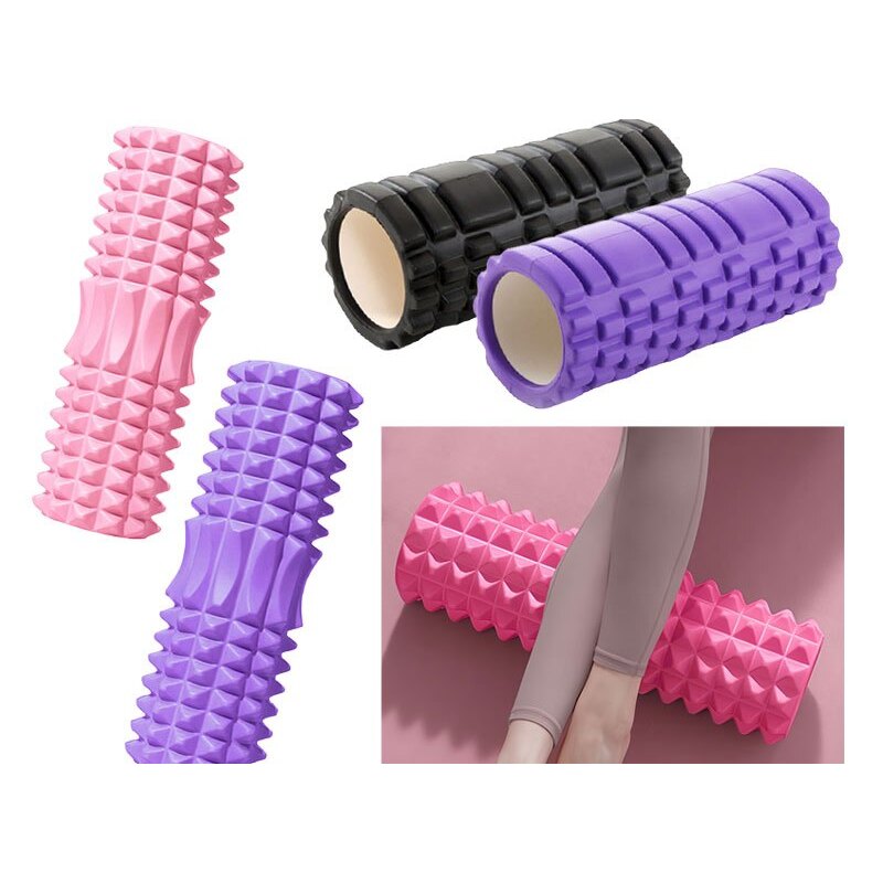 Foam Roller Muscle Stick/Spiky Massage Roller for Back/Legs, Body Pain Relief & Recovery