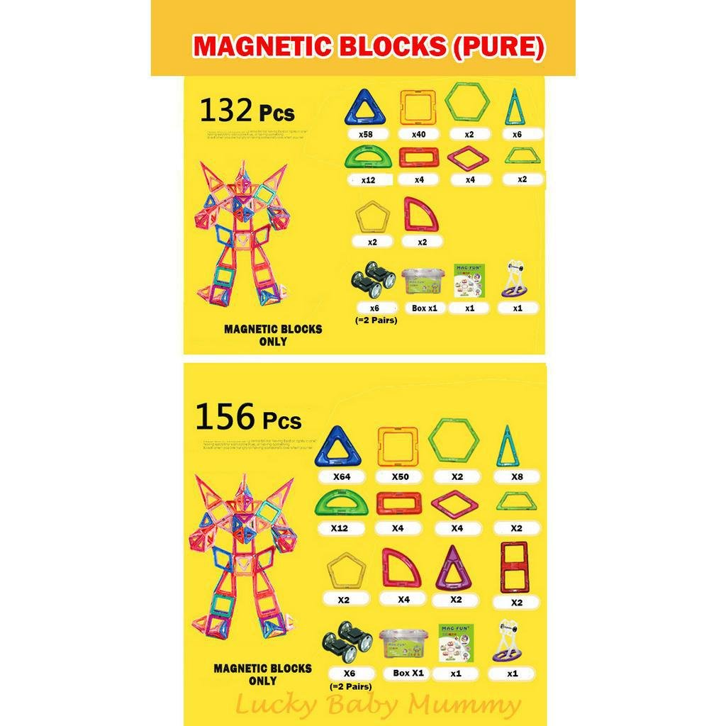 3D Magnetic Building Blocks