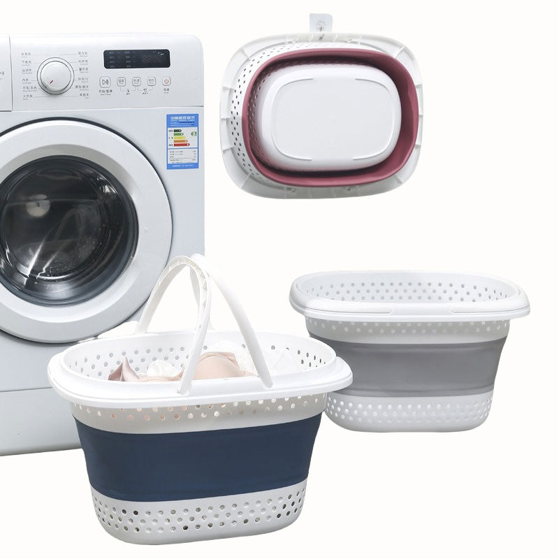 Collapsible Laundry Basket with Handle