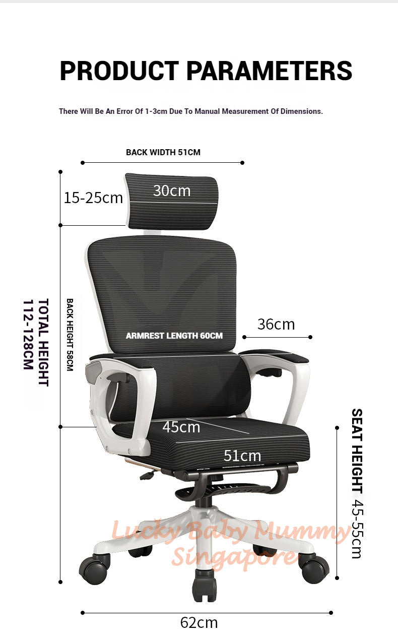 Fully Adjustable Ergonomic Mesh Office Chair