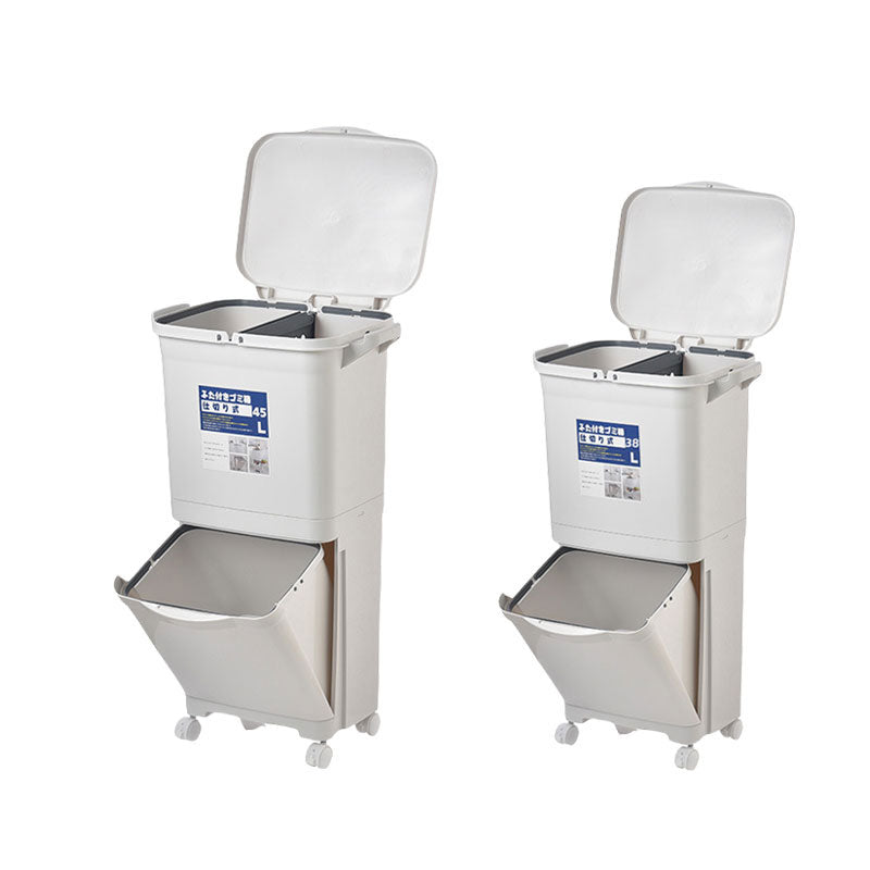 Type B Dry/Wet Sorting Dust Bin Slim Trash bin Dustbin