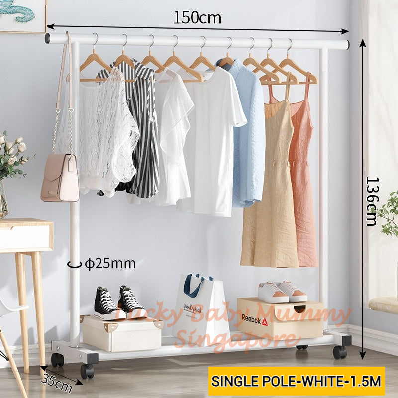 Durable Lightweight 1.5m Single and Double Clothes Drying and Laundry Rack