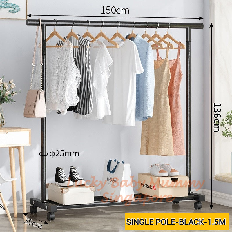 Durable Lightweight 1.5m Single and Double Clothes Drying and Laundry Rack