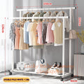Double Pole - White