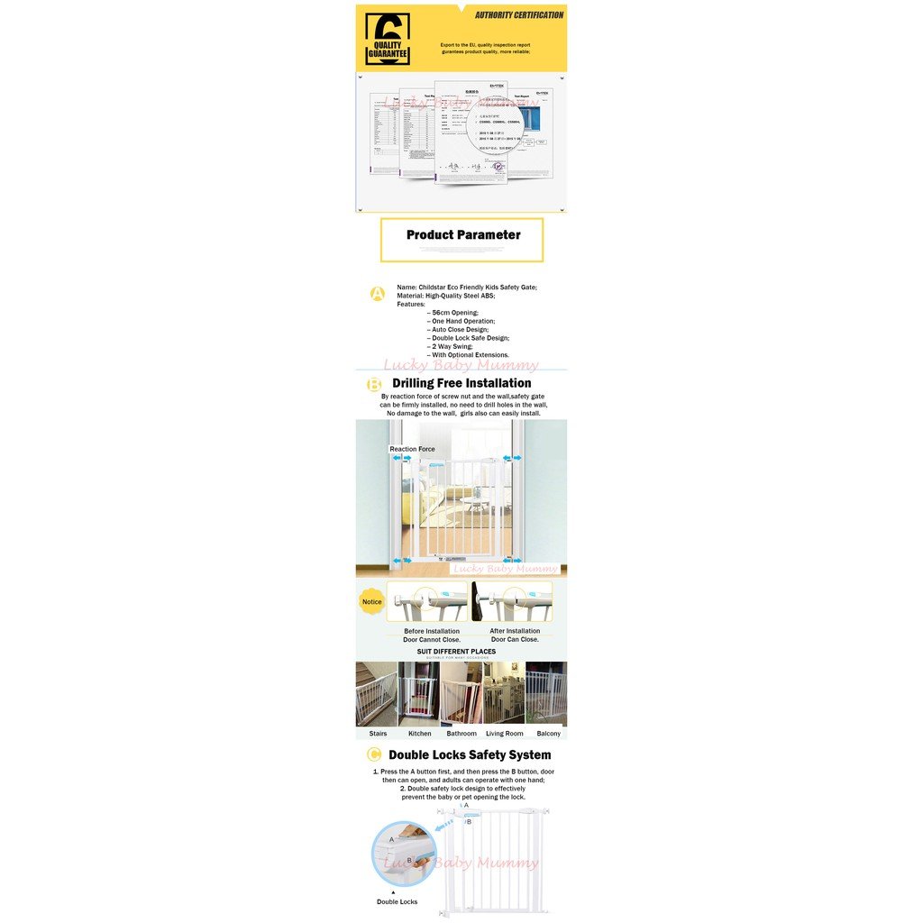 ChildStar Steel Premium Safety Gate