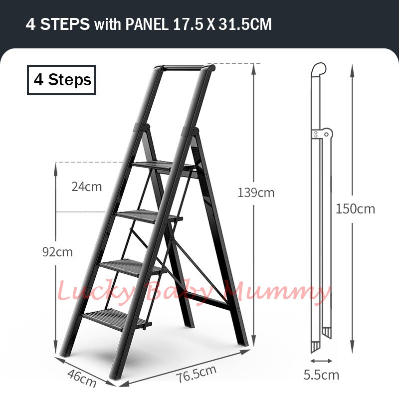 Aviation Step Ladder - 3/4/5 Steps