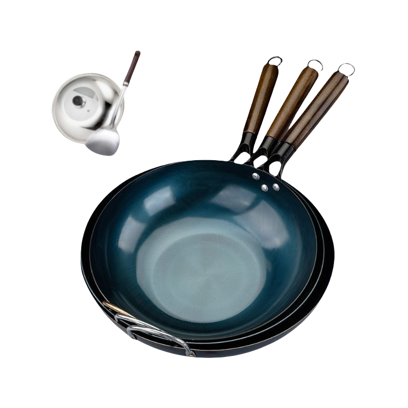 Cast Iron Stir-Frying Pan