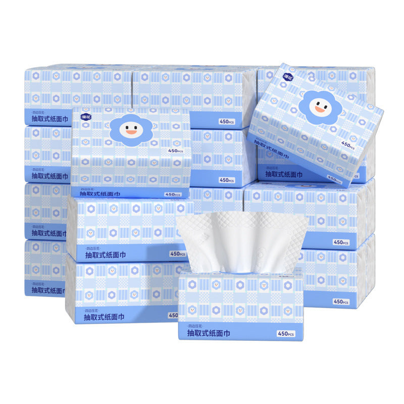 【20 Packs/Box】ManHua 5-Ply 450 Sheets Drawing Tissue/ Soft Tissue Paper / Home Essential