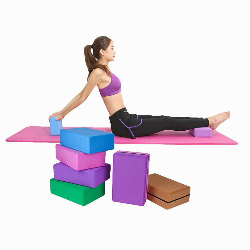 EVA Yoga Block 200g/High Density Non Slip Foam Brick for Stretching & Pilates, Poses