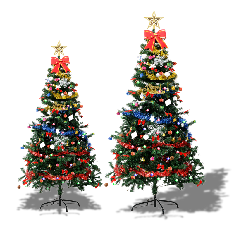 2025 Christmas Tree Full Set Value Package Luxury Christmas Tree with Decoration and LED Lights Xmas
