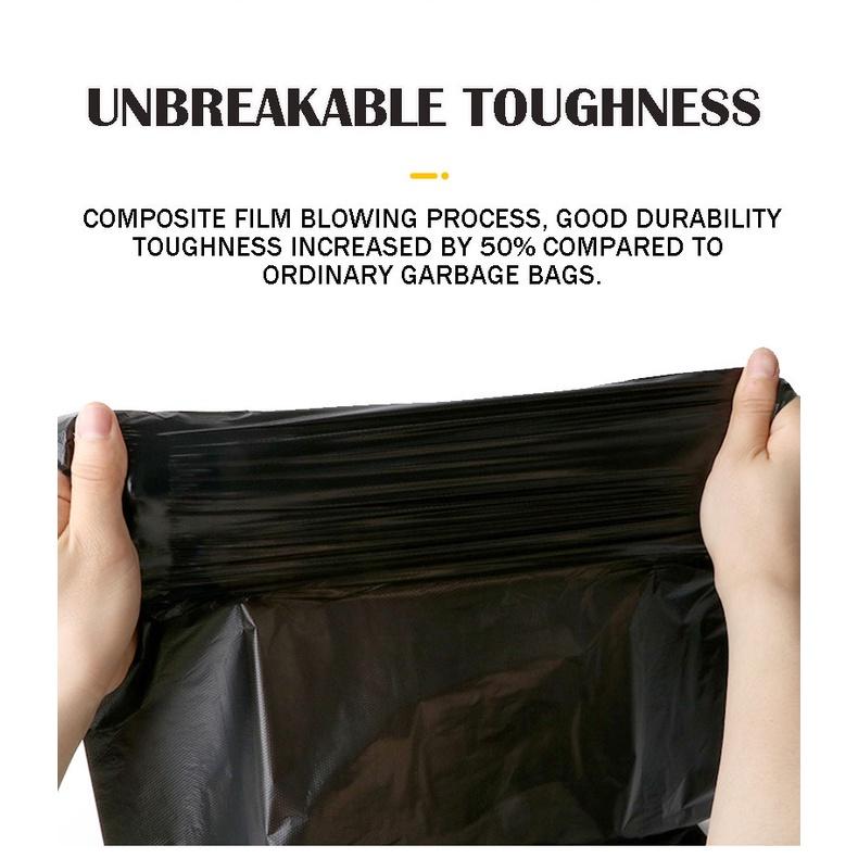 BLACK and Food Waste Large Plastic Dustbin Liners