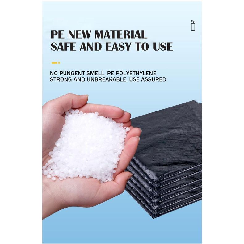 BLACK and Food Waste Large Plastic Dustbin Liners