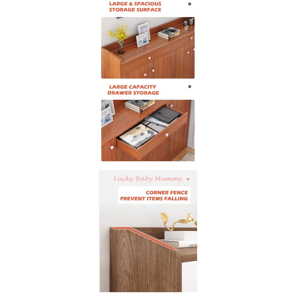 Minimalist Shoe Wood Cabinet