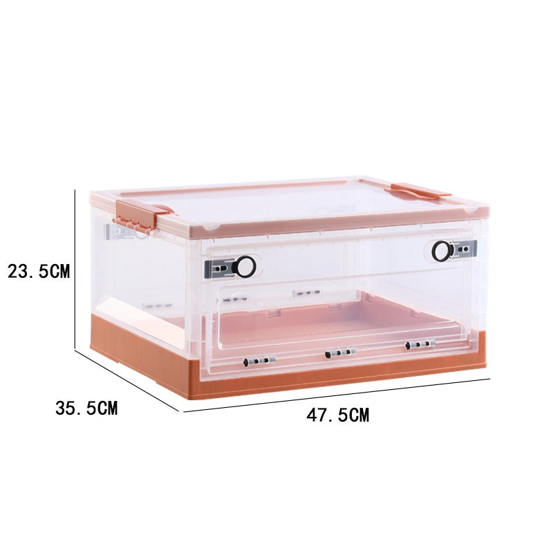 Heighten Plastic Foldable Stackable Storage Box