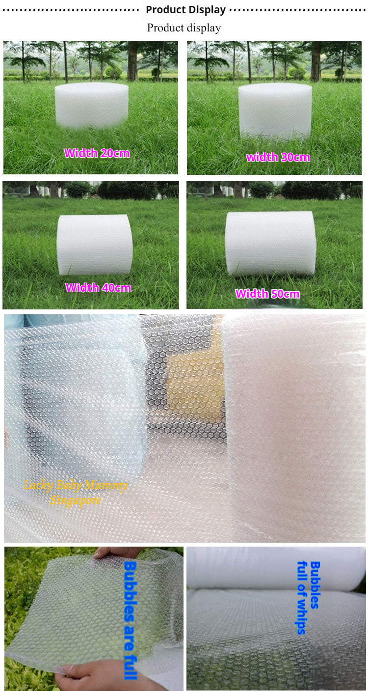 Anti-pressure bubble wrap roll