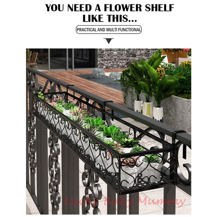 Steel Flower Potted Pot Plant Rack