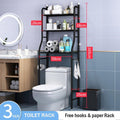 3 Tiers Toilet Black