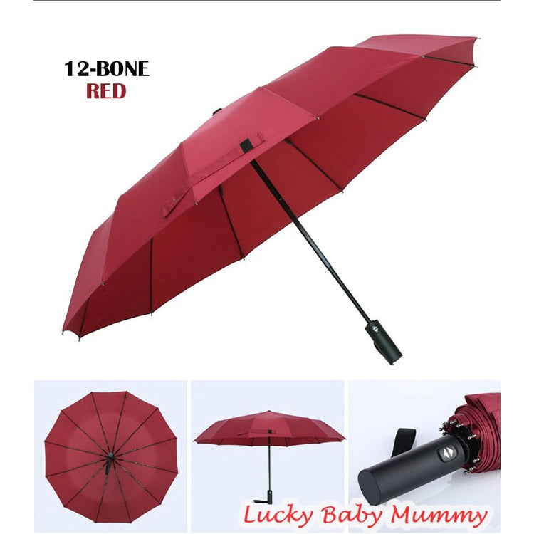 12 Ribs Automatic Opening Umbrella