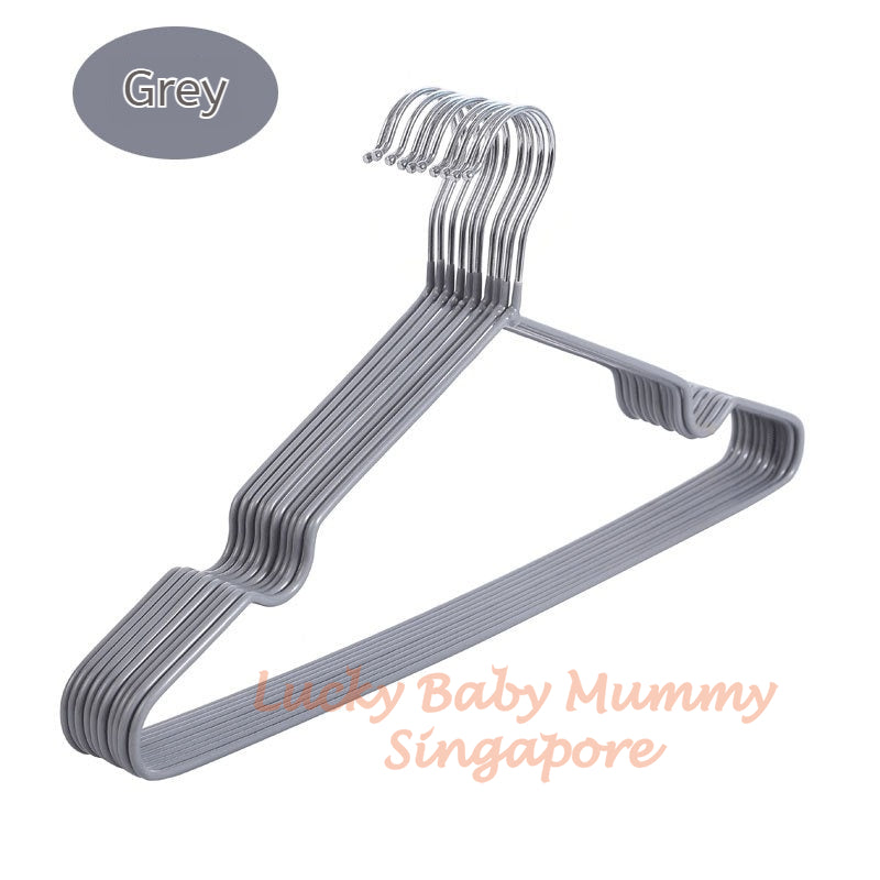 Extra Thick Stainless-Steel PVC Anti-Slip Metal Hanger