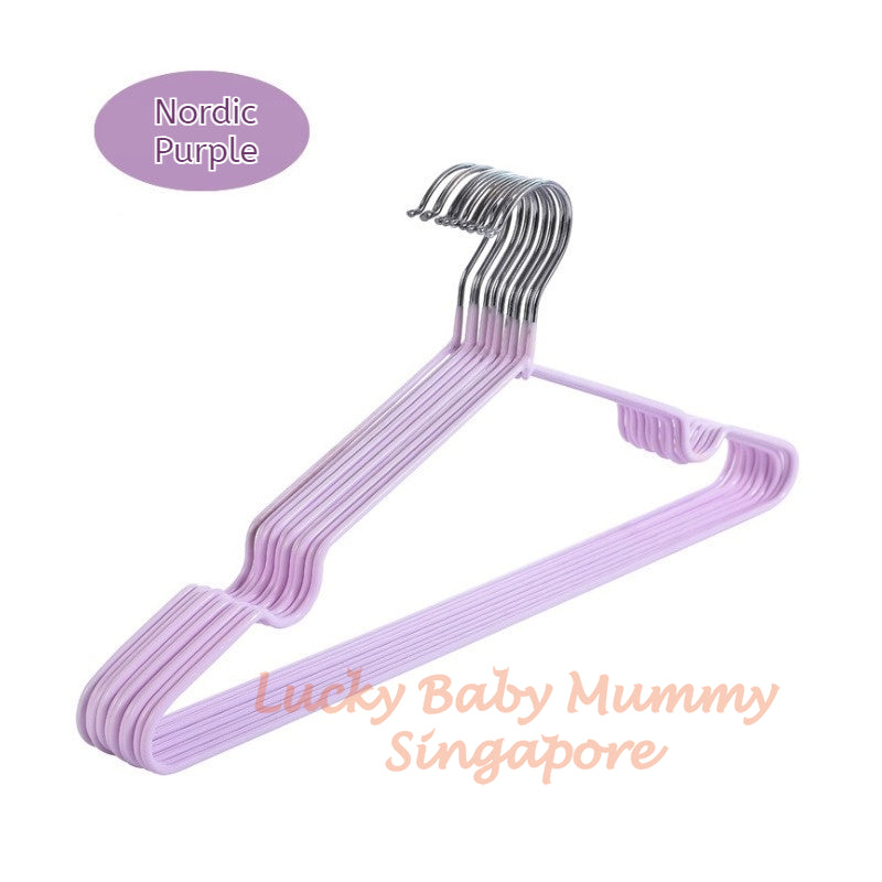 Extra Thick Stainless-Steel PVC Anti-Slip Metal Hanger