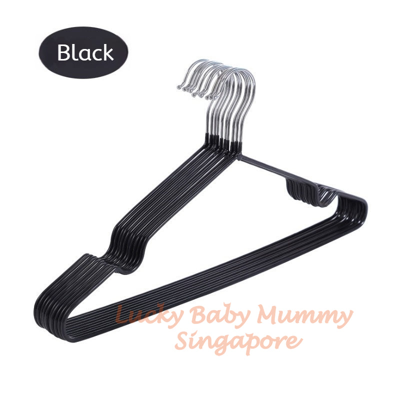 Extra Thick Stainless-Steel PVC Anti-Slip Metal Hanger