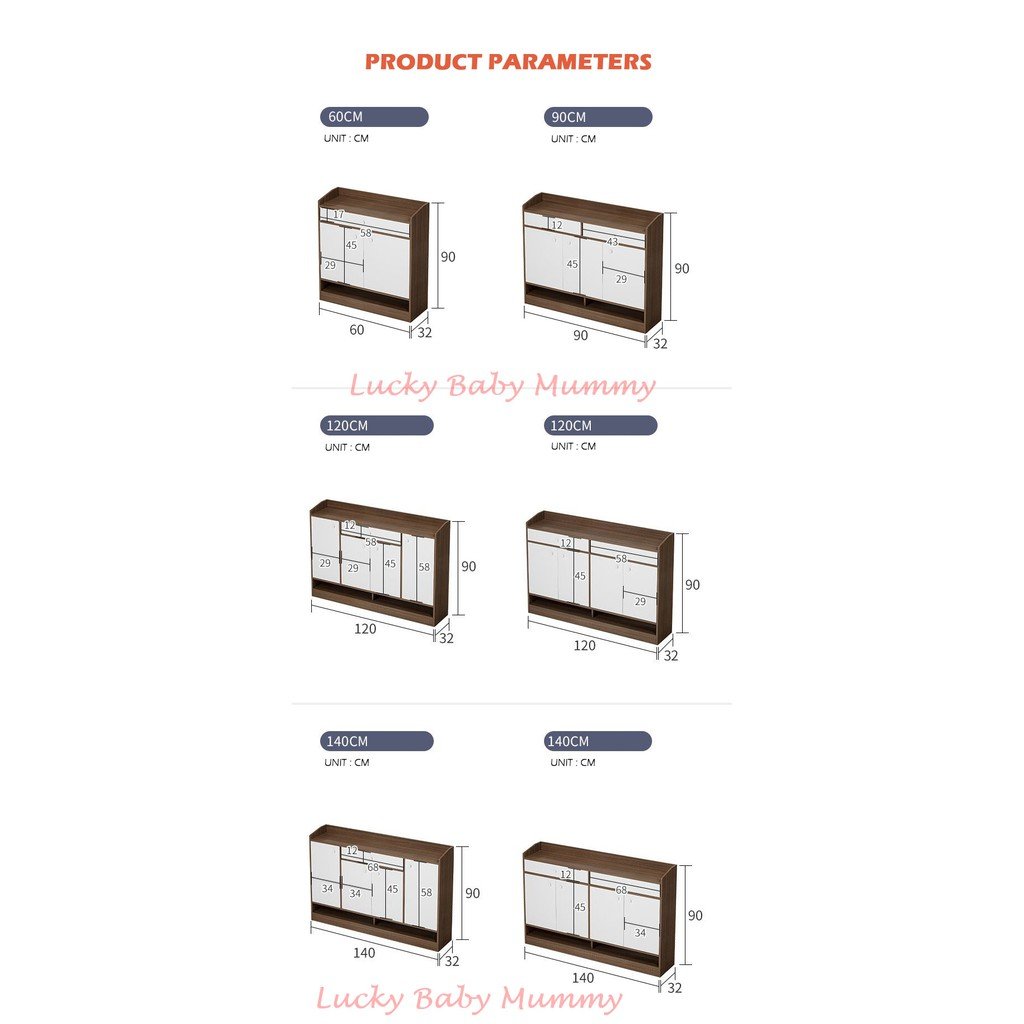 Minimalist Shoe Wood Cabinet