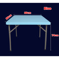 Square Table - Blue