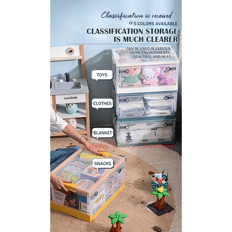 Heighten Plastic Foldable Stackable Storage Box