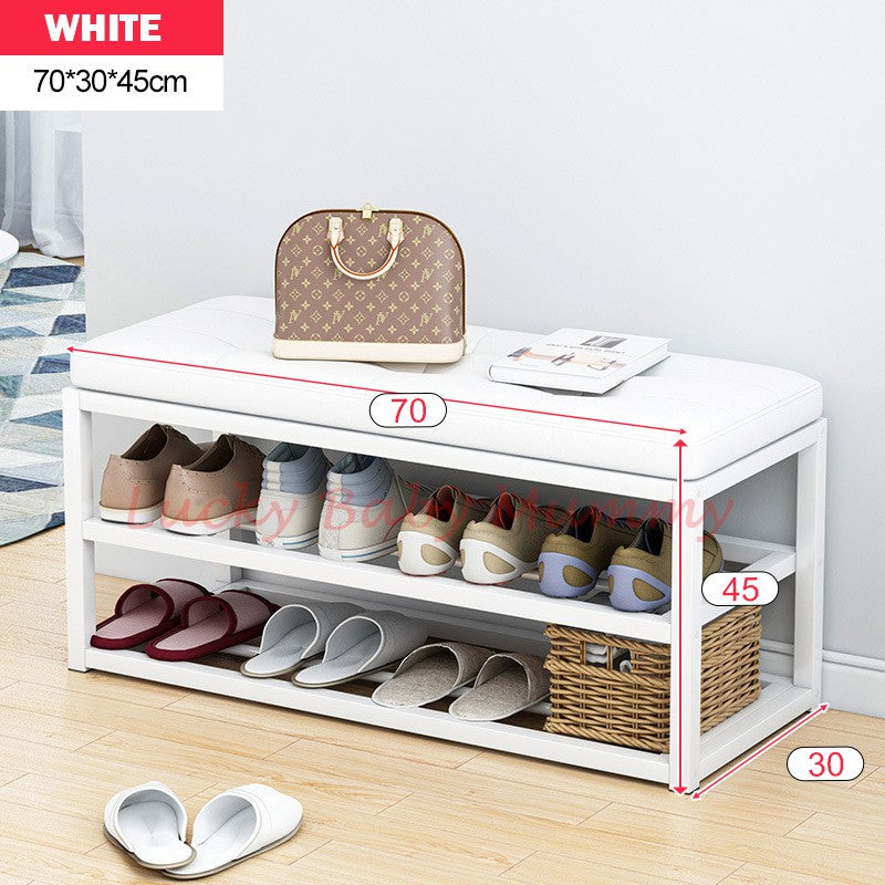 Steel Shoe Rack Bench