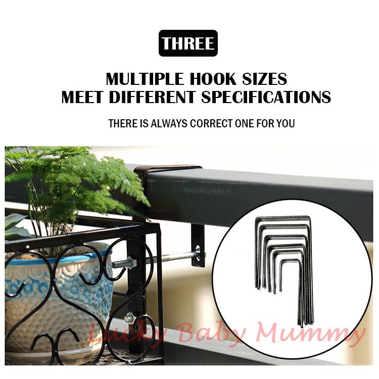 Steel Flower Potted Pot Plant Rack