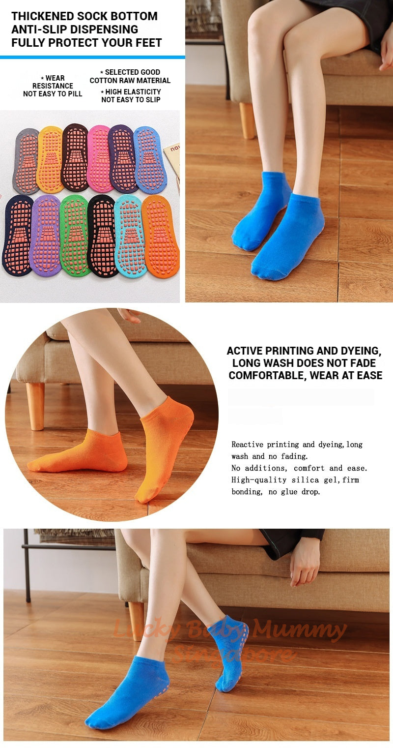 Non-Slip Grip Socks for Kids, Adults, and Toddlers