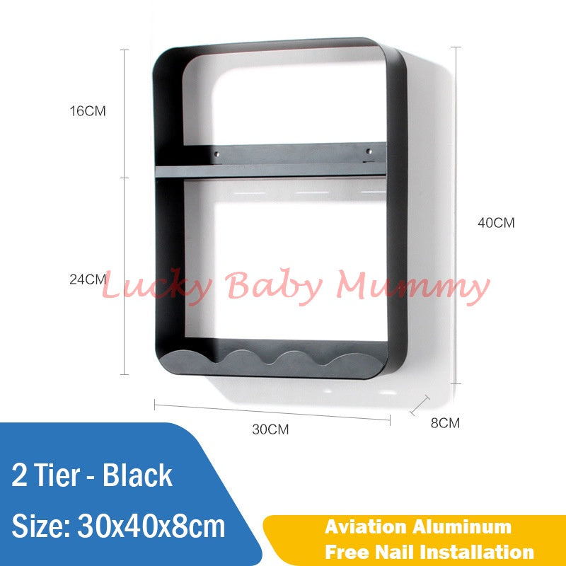 Nail Free Bathroom Rack