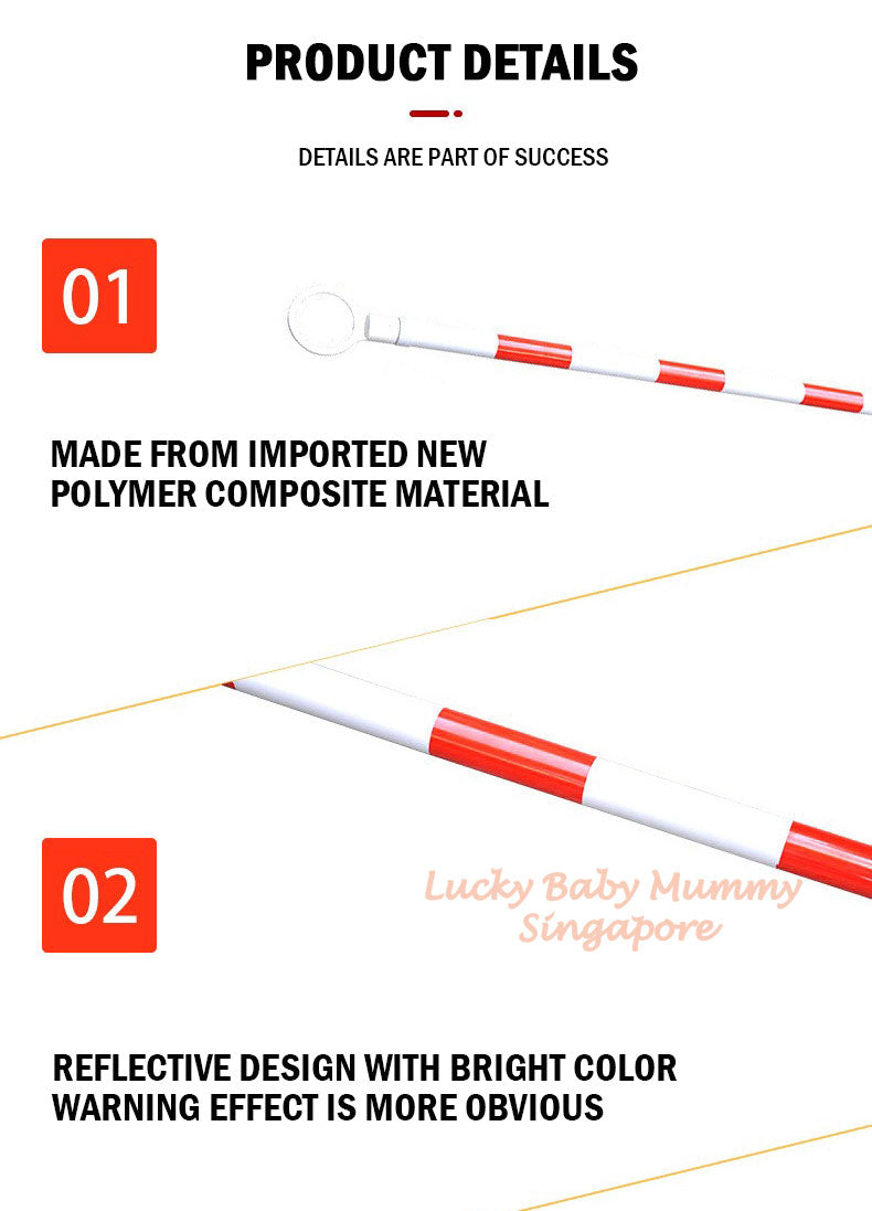 70cm PVC Traffic Cone/ Retractable 2.2 Meter Traffic Cone Bar