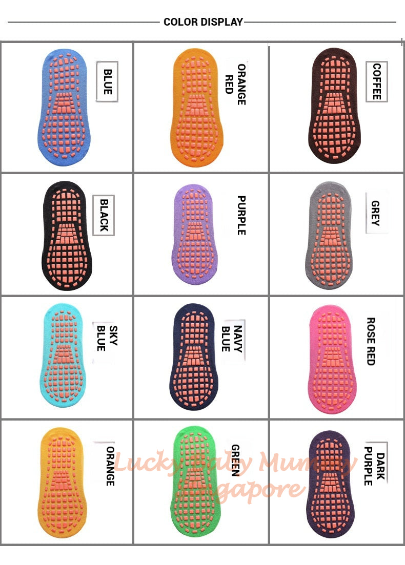 Non-Slip Grip Socks for Kids, Adults, and Toddlers