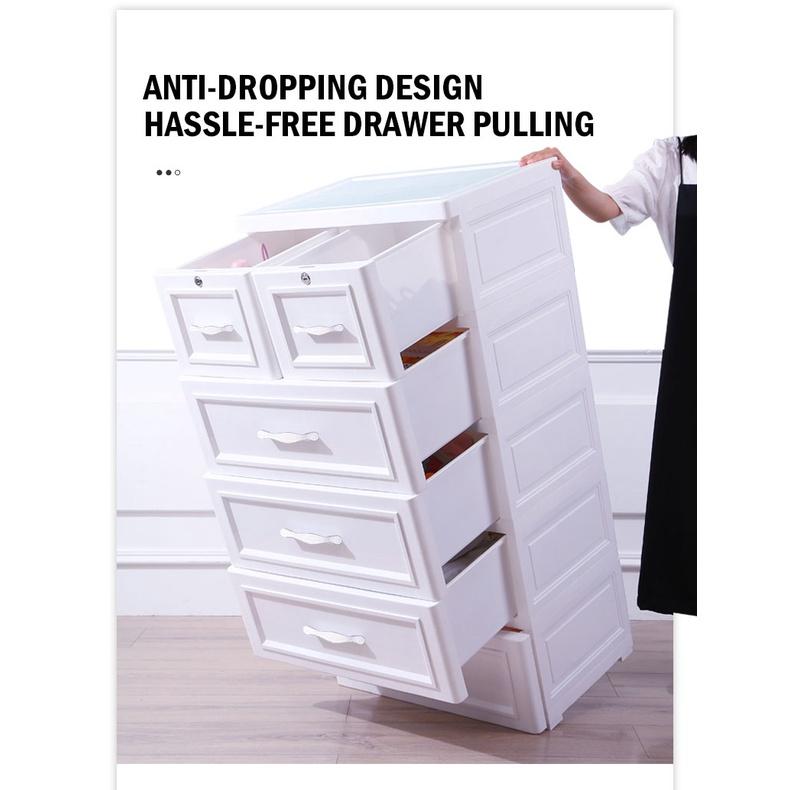 【Type F】Pure White Drawers