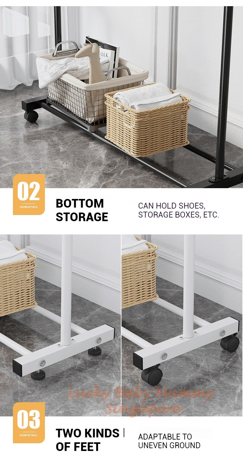 Durable Lightweight 1.5m Single and Double Clothes Drying and Laundry Rack