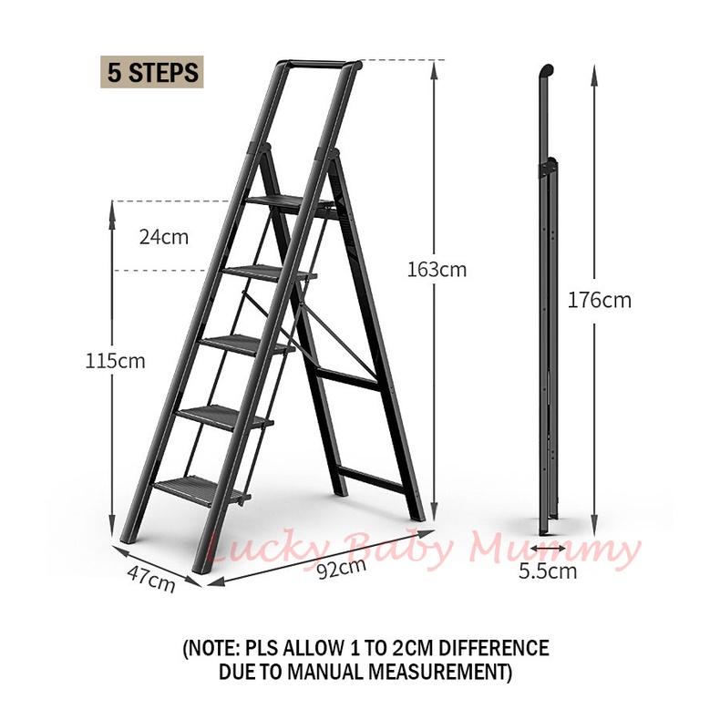 Aviation Step Ladder - 3/4/5 Steps