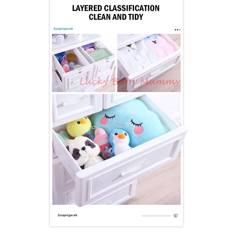 【Type F】Pure White Drawers