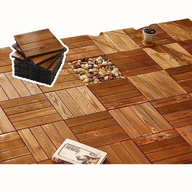 Wooden/ Grass Deck Tiles Outdoor DIY