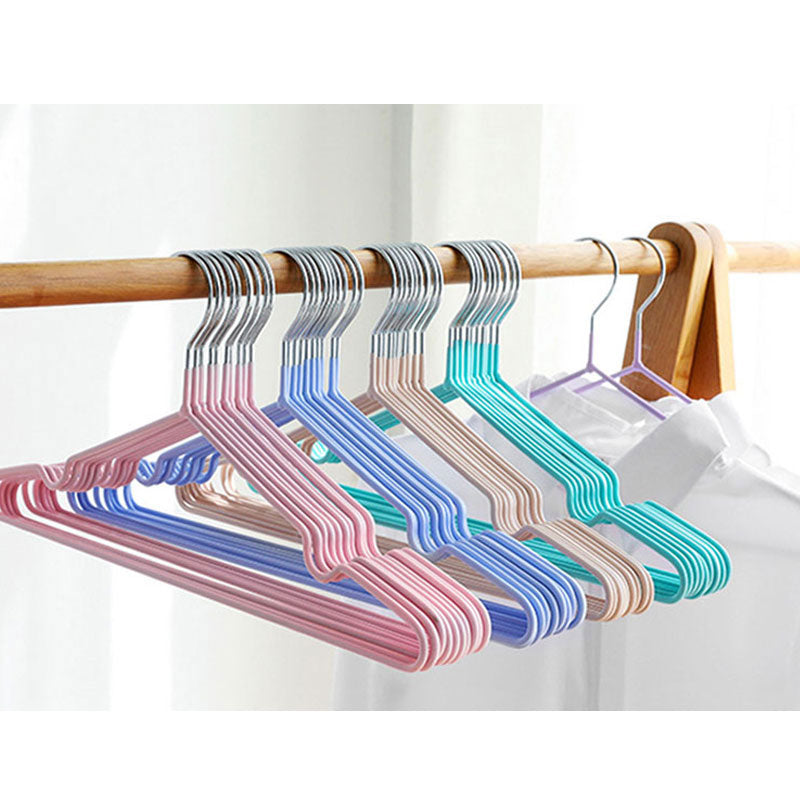 Extra Thick Stainless-Steel PVC Anti-Slip Metal Hanger