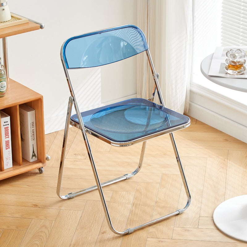 PVC Transparent Crystal Foldable Office Chair