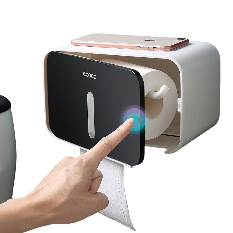Ecoco Waterproof Tissue Holder Box Wall Mounted