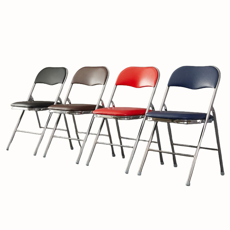 PU Leather Cushion Foldable Chair