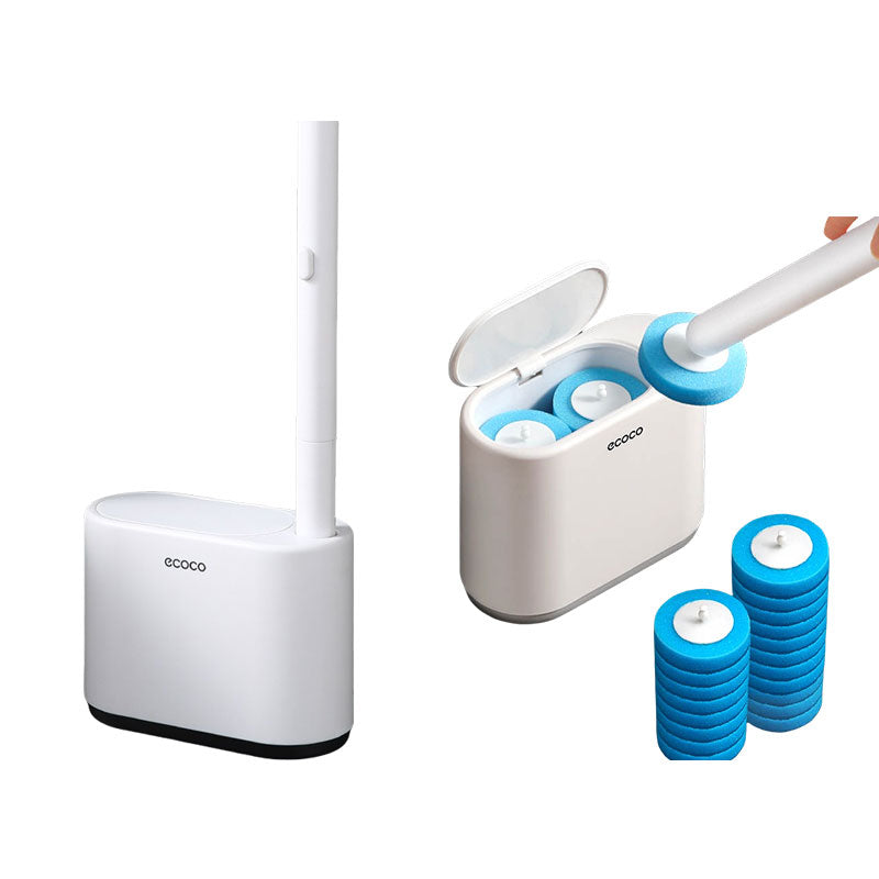 Ecoco Disposable Toilet Brush With Holder