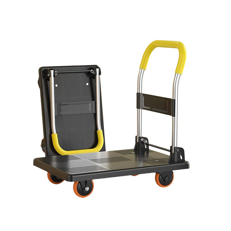 Foldable Large Capacity Mute Trolley with Armrest
