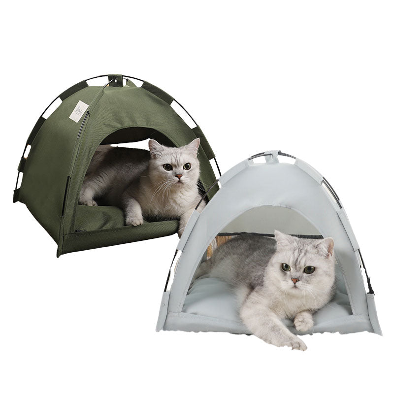 pet tent bed Foldable Pet Tent Bed