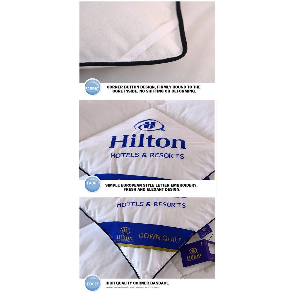 【HILTON Pillow and Quilt】 5 Star Hotel Fabric Mattress